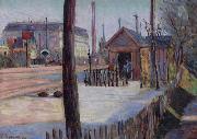 Paul Signac Railway junction near Bois Colombes Germany oil painting artist